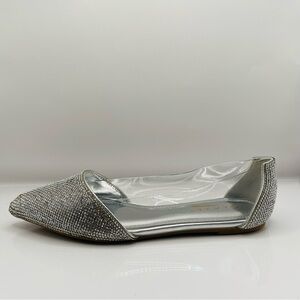 Glaze Sparkling Silver Loafers
